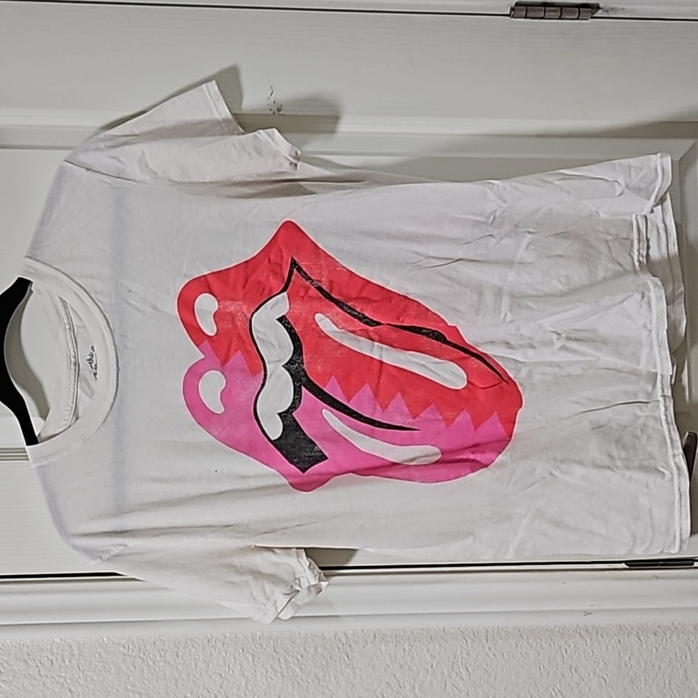 Rolling Stones White Tee - Size Medium